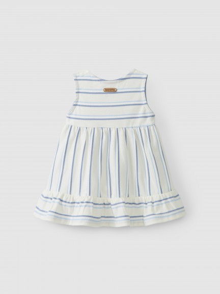 Organic striped cotton dress Organic striped cotton dress