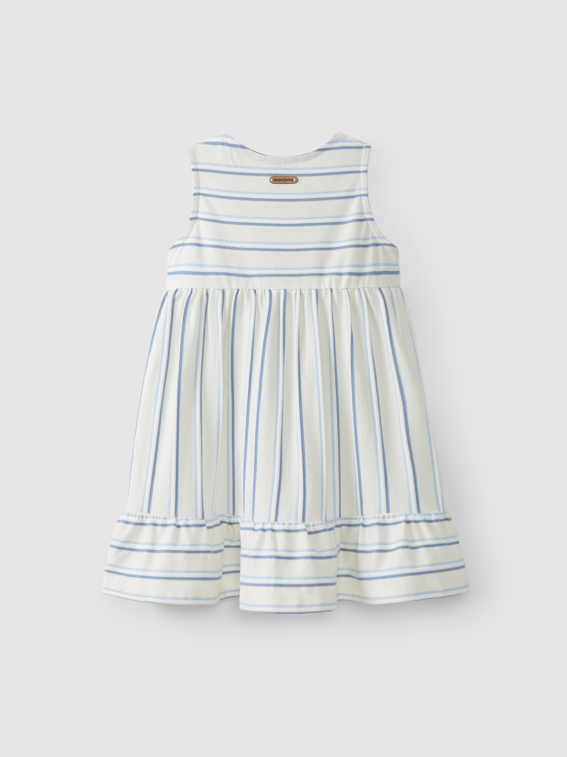 Organic striped cotton dress