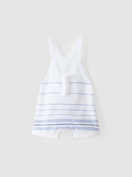 Piqué dungaree shorts Piqué dungaree shorts