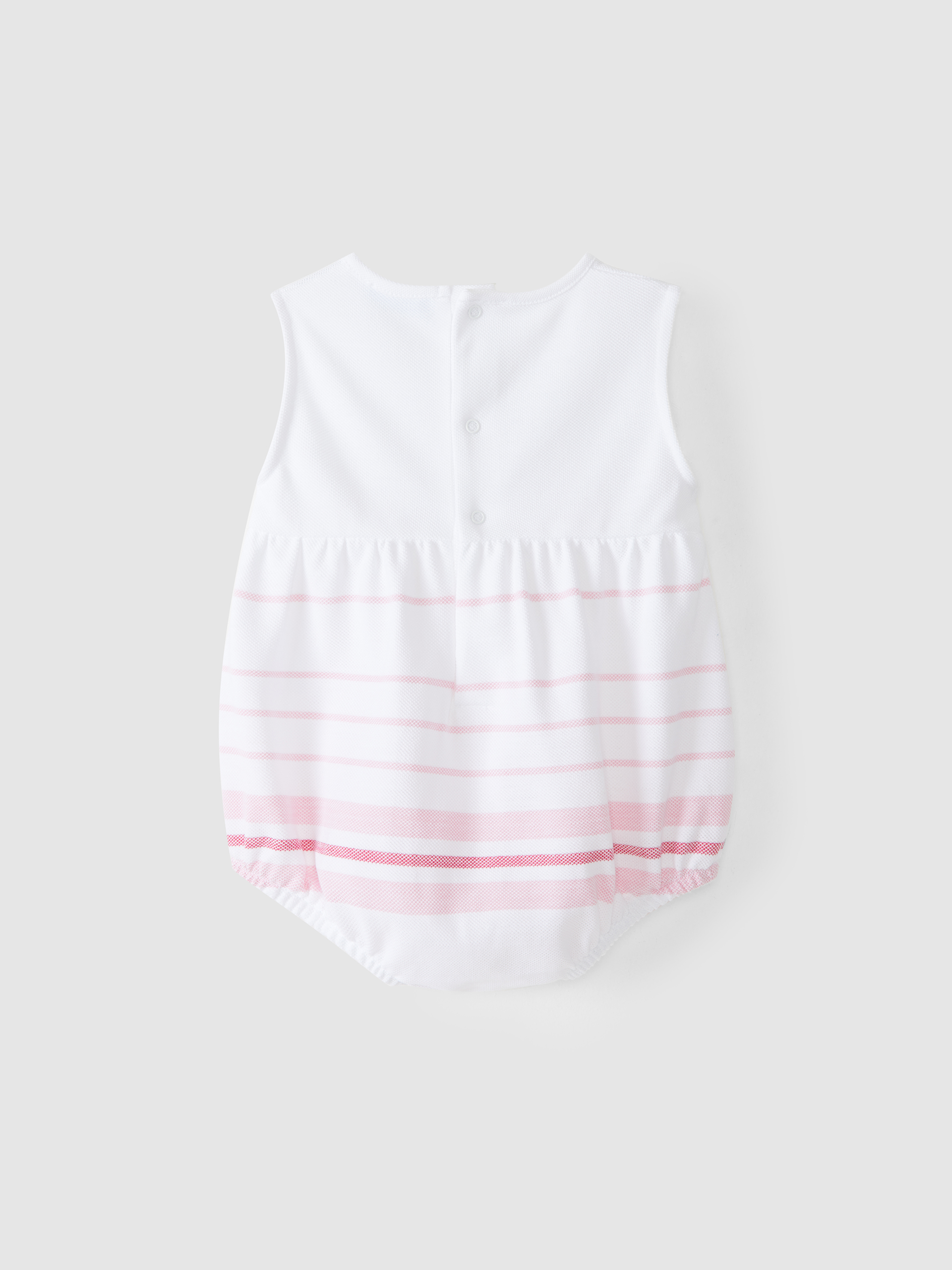 Piqué striped shortie