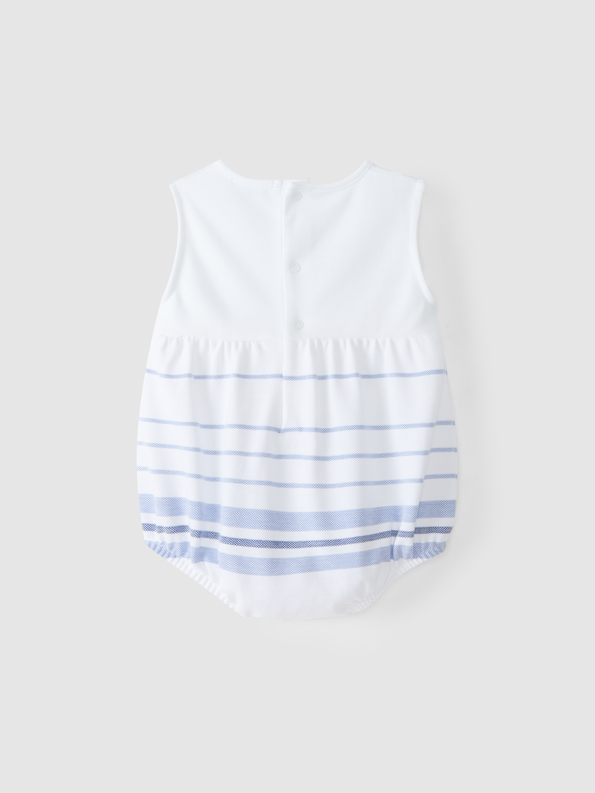 Piqué striped shortie