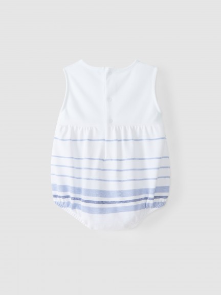 Piqué striped shortie Piqué striped shortie