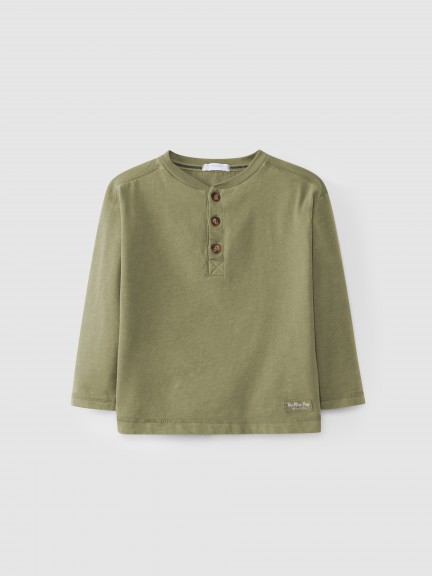 Long-sleeve Henley "The New Prep" Long-sleeve Henley "The New Prep"