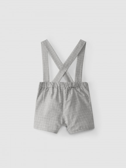 Plaid shorts with removable straps Plaid shorts with removable straps
