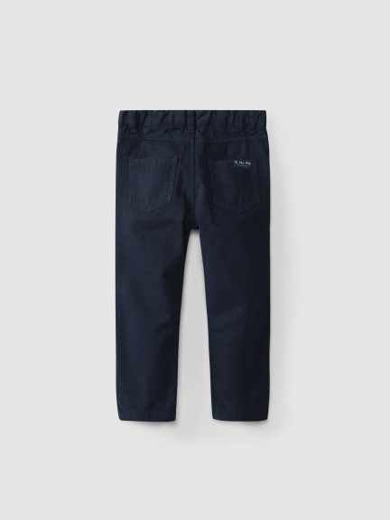 Pantalón de sarga con cinco bolsillos Pantalón de sarga con cinco bolsillos