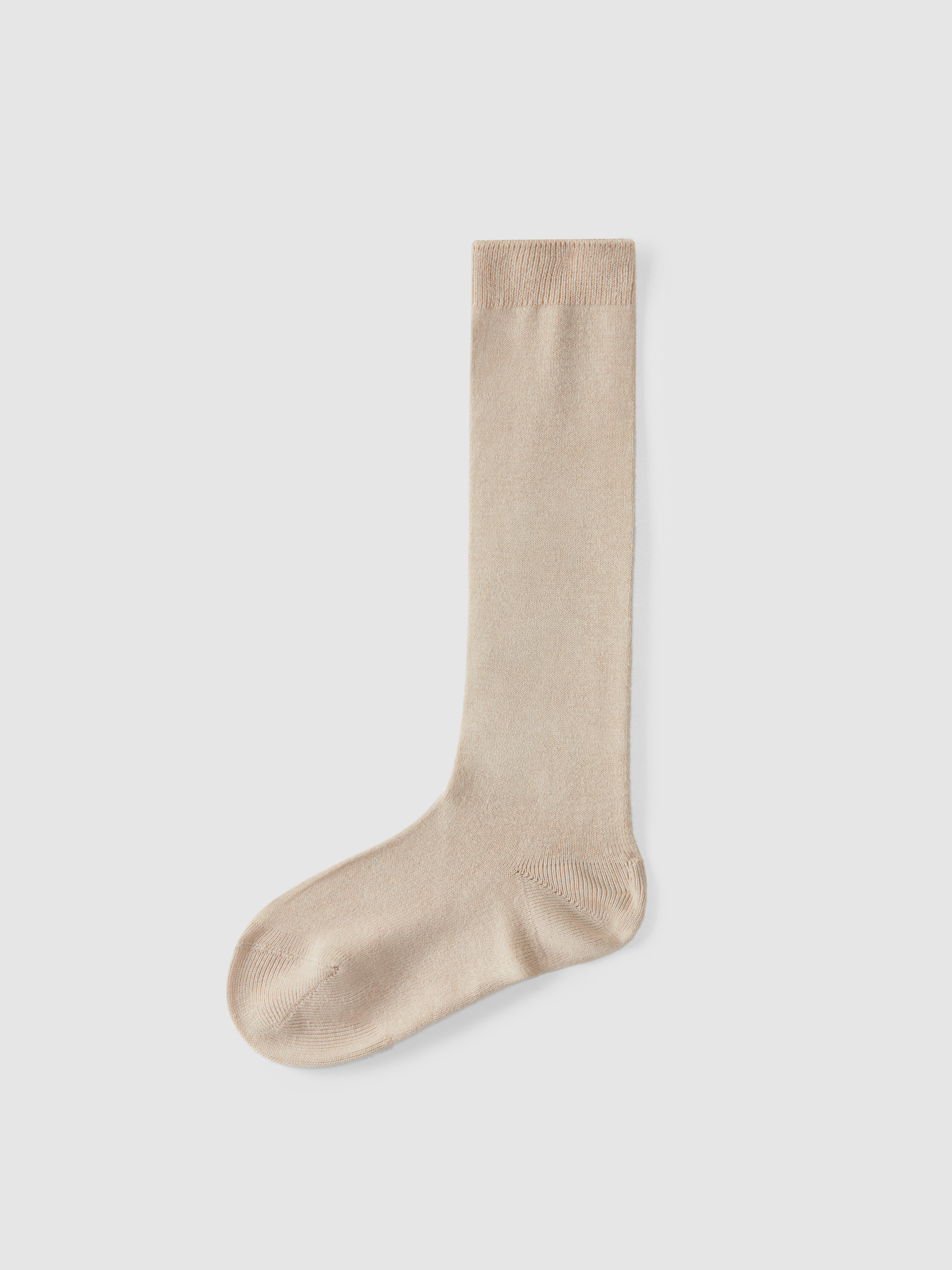 Plain stitch basic knee high socks Cóndor