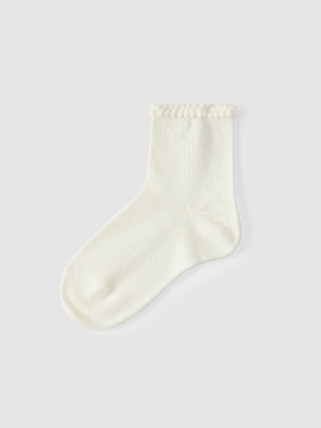 Chaussettes printemps bordure en relief Cóndor Chaussettes printemps bordure en relief Cóndor
