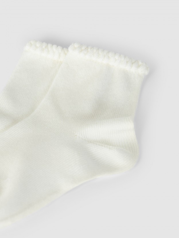 Chaussettes printemps bordure en relief Cóndor Chaussettes printemps bordure en relief Cóndor