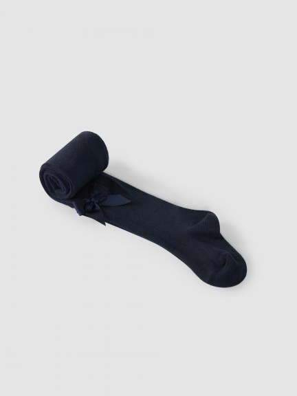 Tights with side grossgrain bow C�ndor