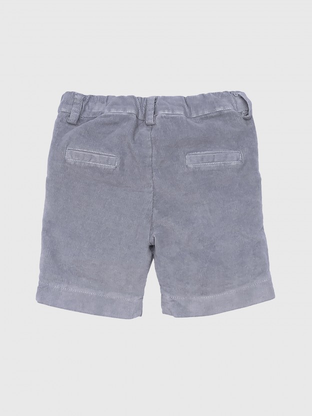 Short en velours micro-cannel�