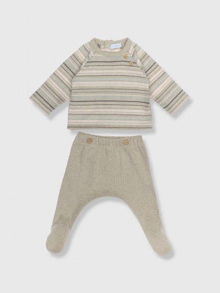 Conjunto de punto acananalado Conjunto de punto acananalado
