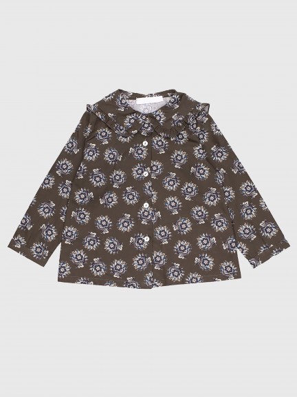 Blouse with baby collar Blouse with baby collar