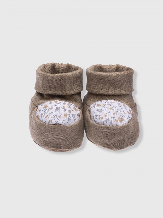 Chaussons en coton biologique
