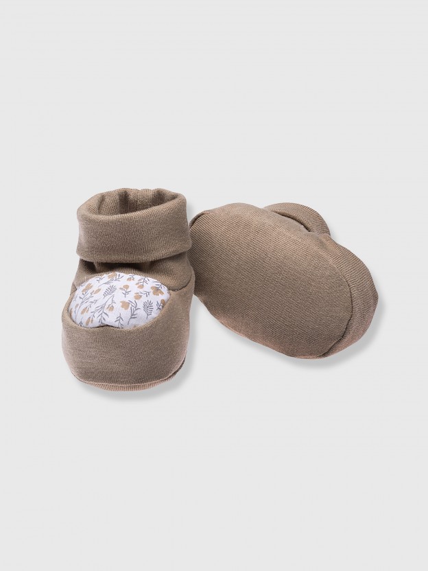 Chaussons en coton biologique