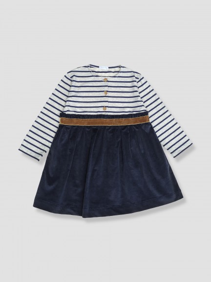 Robe deux-en-un navy