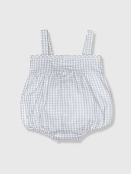 Gingham shortie with straps Gingham shortie with straps