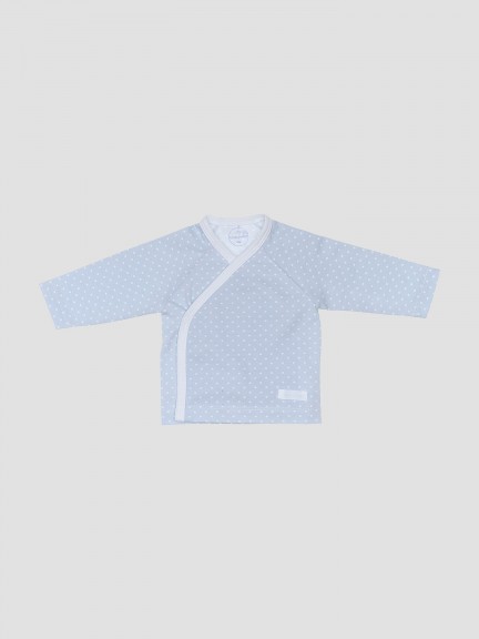 Camiseta cruzada de algod�n