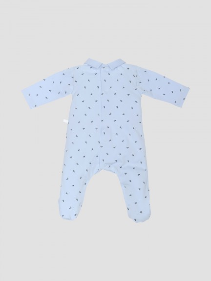 Babygrow imprimé à col à revers Babygrow imprimé à col à revers