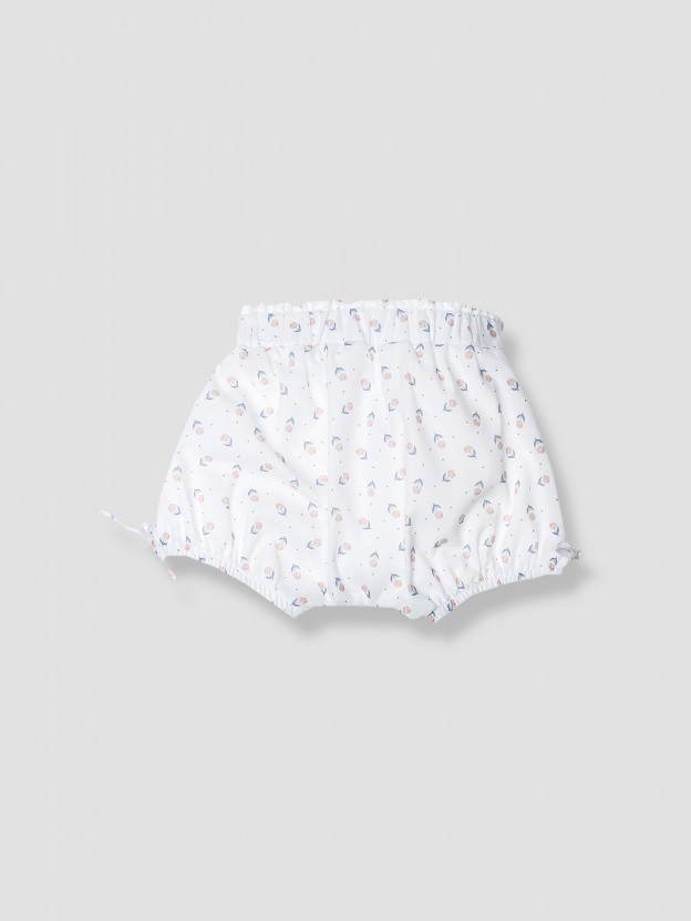 Peonies printed shorts Peonies printed shorts