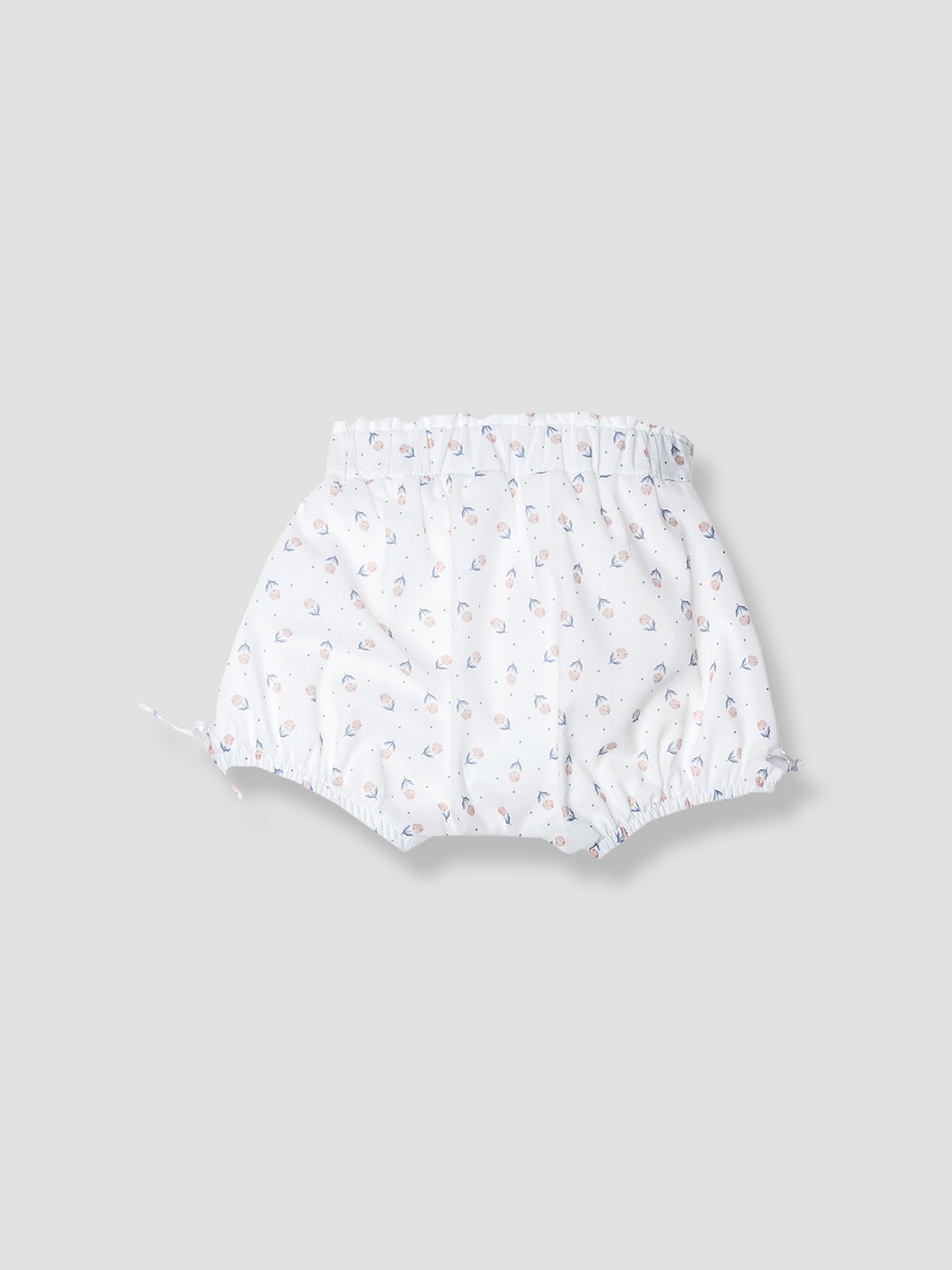 Peonies printed shorts