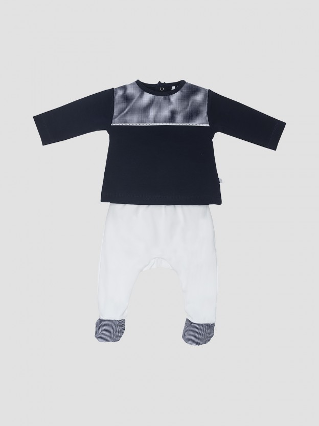 Conjunto de dos piezas cuadros vichy