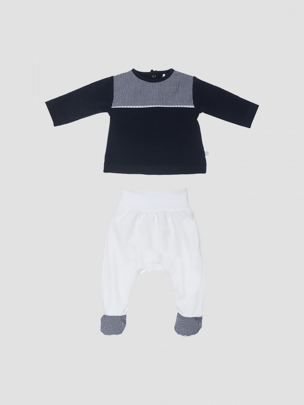 Conjunto de dos piezas cuadros vichy