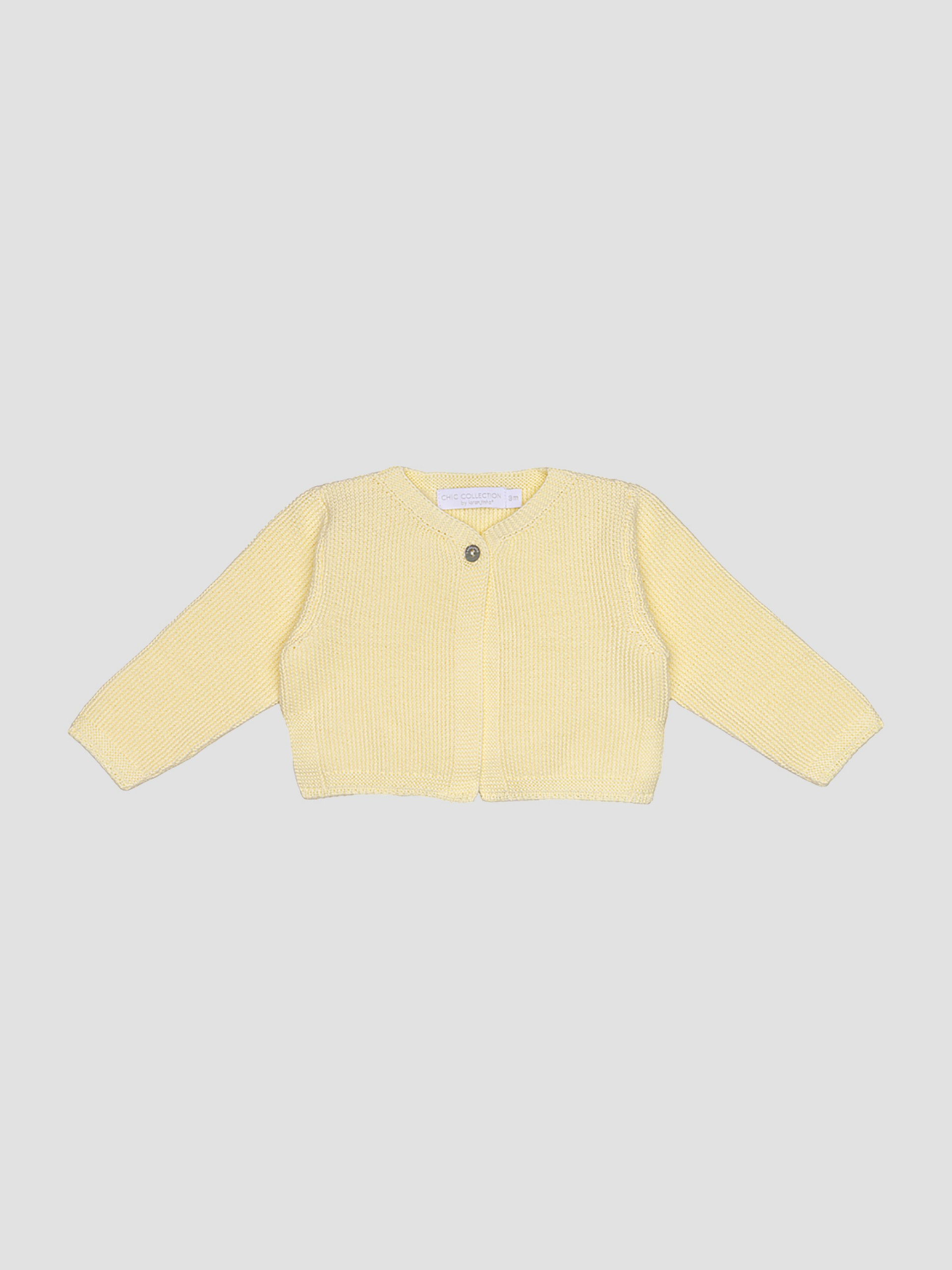 Gilet court tricoté