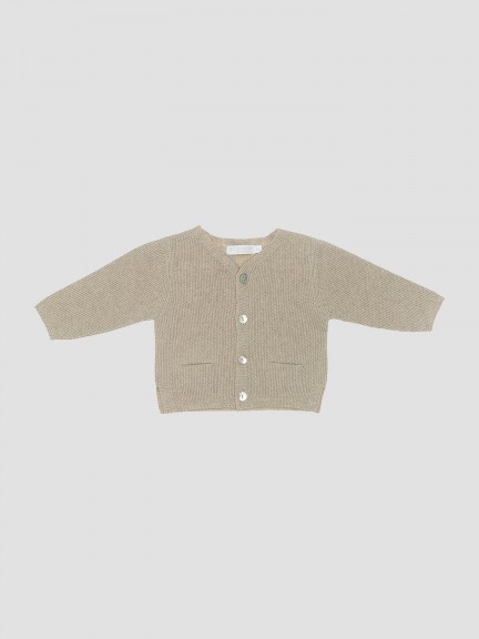 Gilet tricoté avec poches Gilet tricoté avec poches