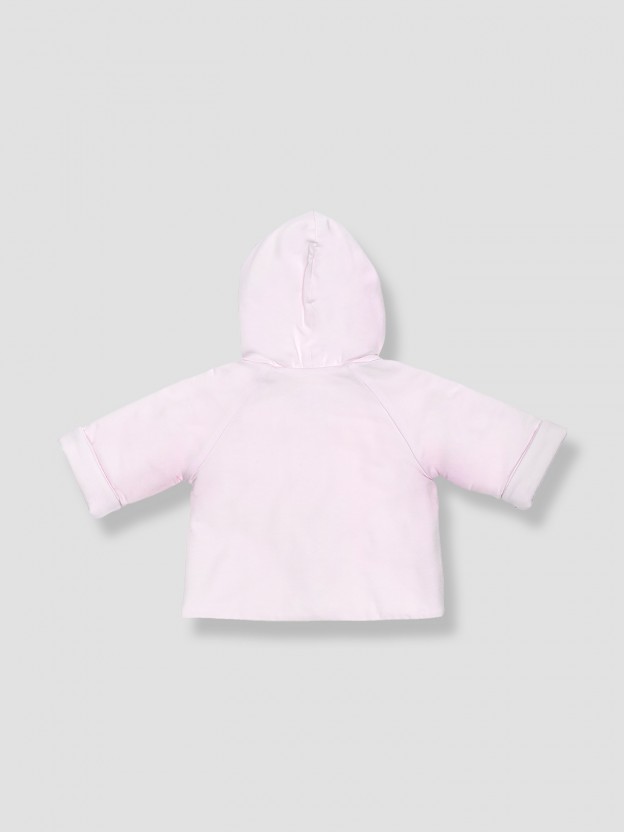 Veste molletonnée avec capuche Veste molletonnée avec capuche