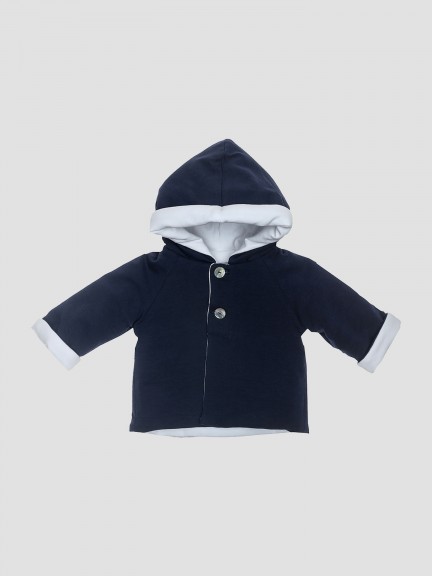 Veste molletonnée avec capuche Veste molletonnée avec capuche