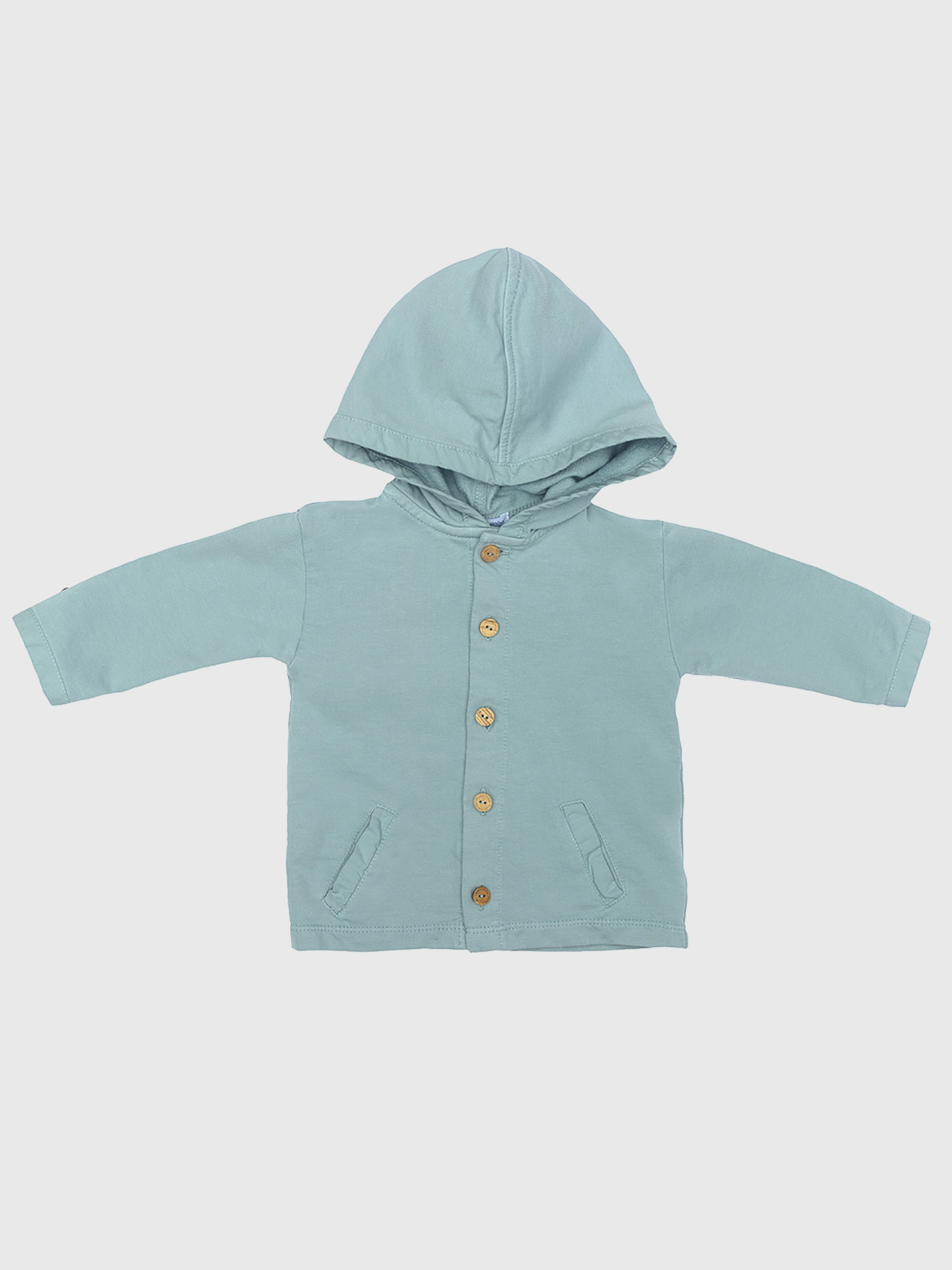 Hooded plush jacket