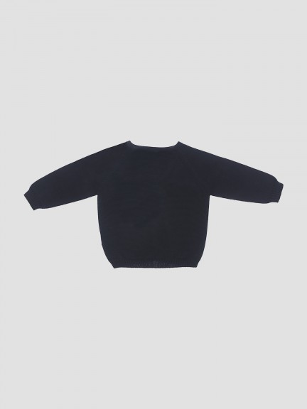 Chaqueta de punto con cuello en V Chaqueta de punto con cuello en V