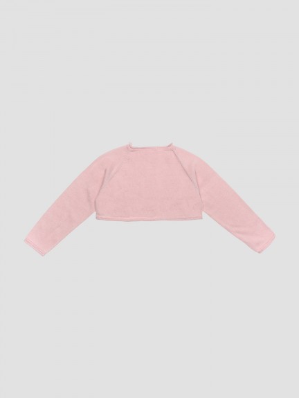 Cropped knitted cardigan Cropped knitted cardigan