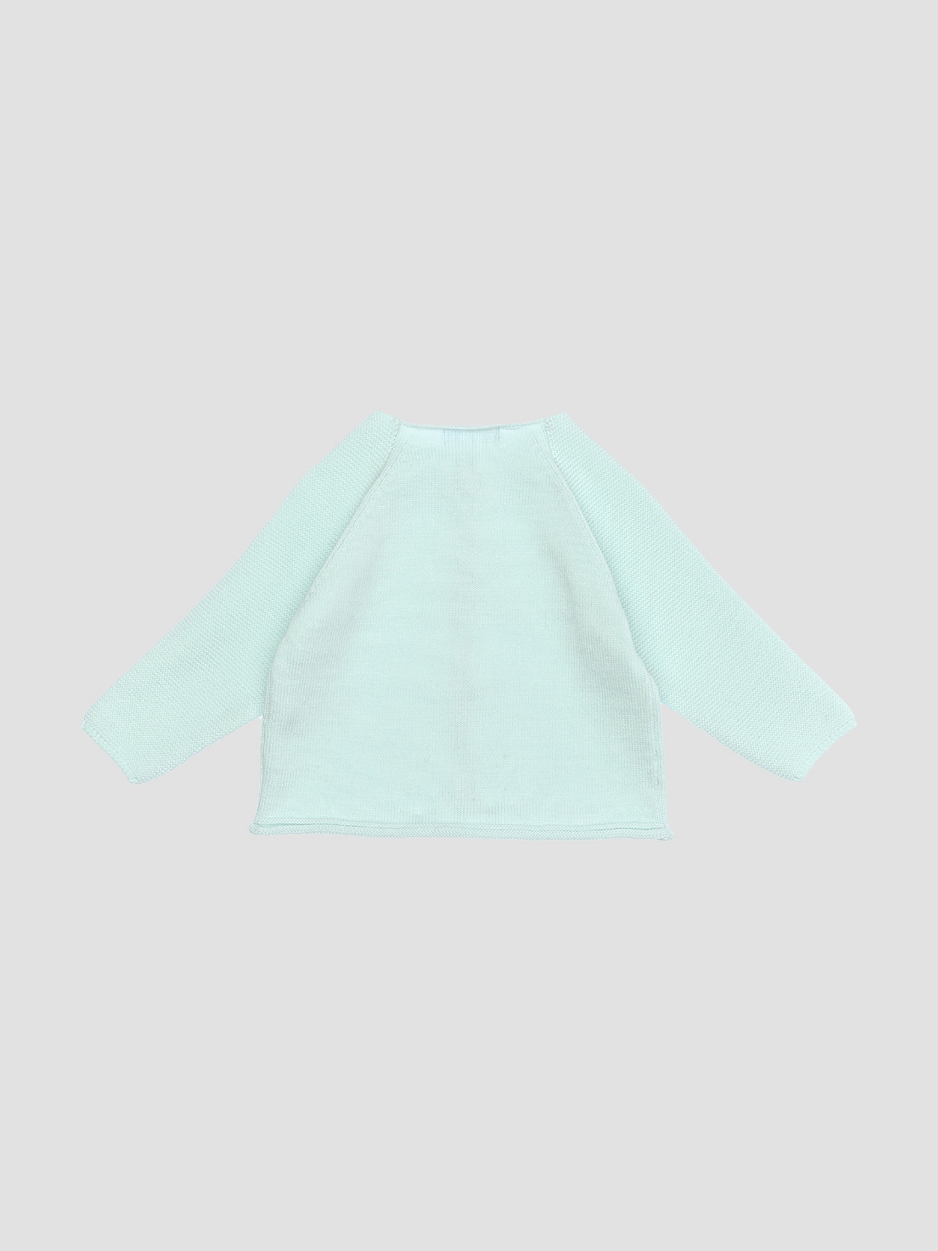 Cardigan with round neckline