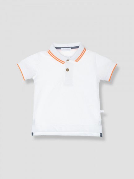 Striped pique polo Striped pique polo