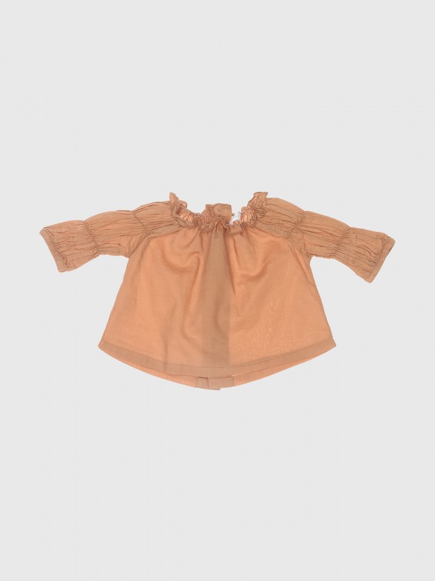 Blusa de algodón orgánico Blusa de algodón orgánico