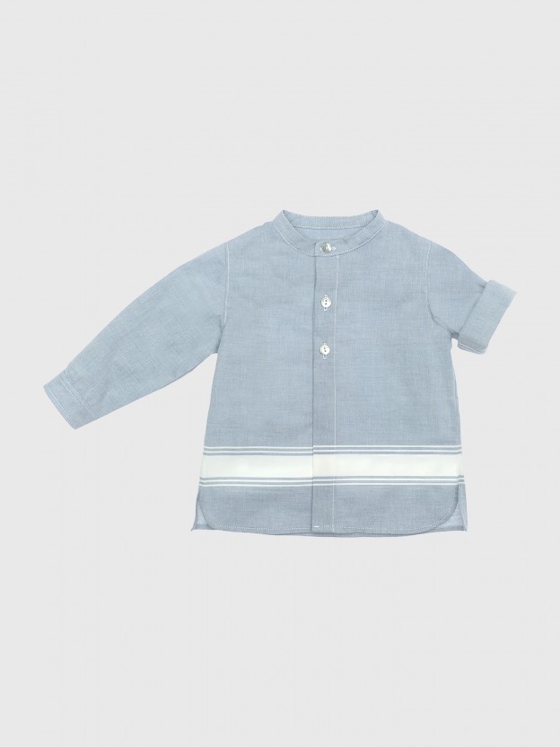 Camisa azul ingl�s