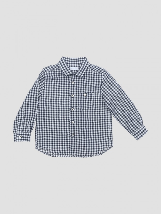 Chemise � carreaux vichy
