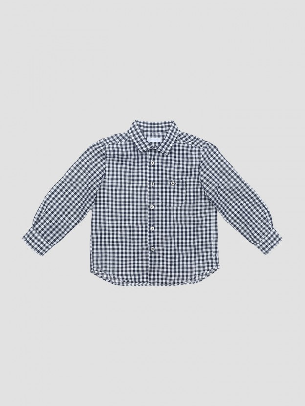 Chemise � carreaux vichy
