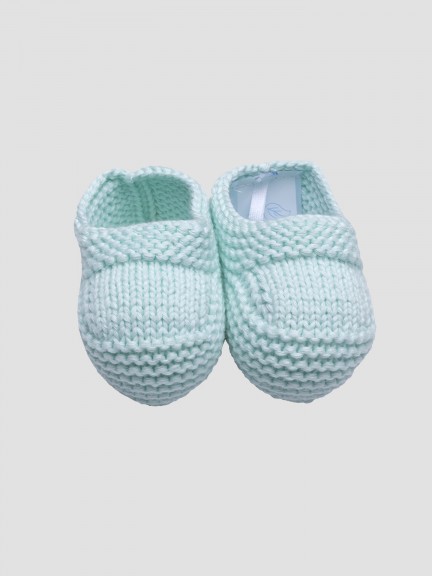 Hand knitted booties Hand knitted booties