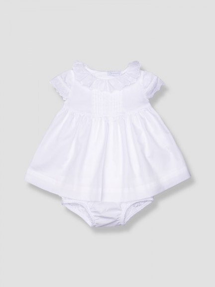 Dress and bloomer english embroidery