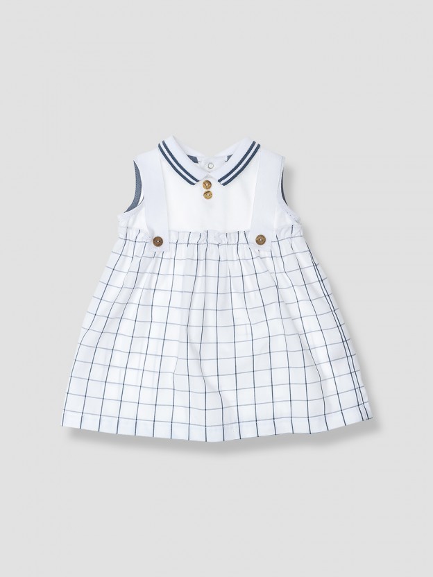 Two-in-one dress with nappy cover