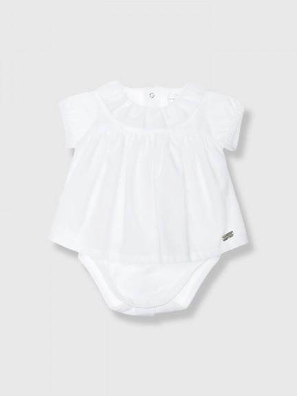 Bodyvest blouse with frill collar