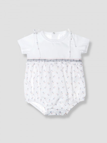 Two-in-one peonies printed shortie Two-in-one peonies printed shortie