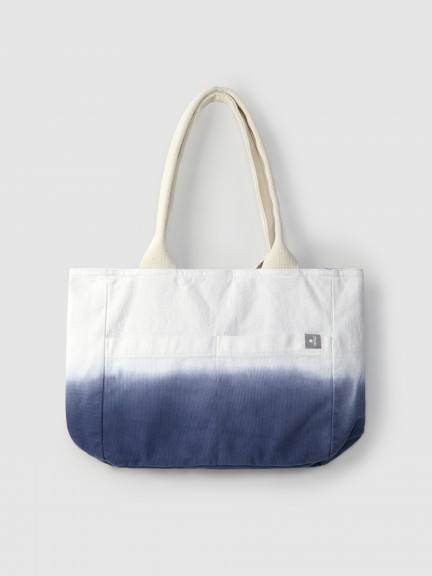 Reversible canvas dip dye bag w/ pocket Reversible canvas dip dye bag w/ pocket