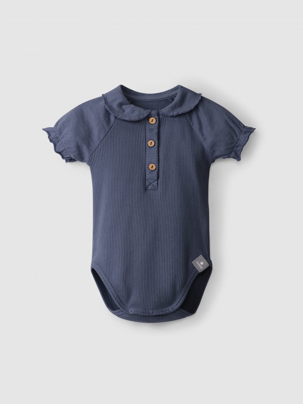 Conjunto de bodies con cuello Conjunto de bodies con cuello