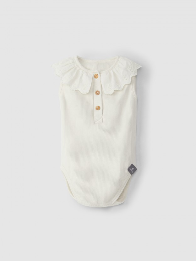 Conjunto de bodies con cuello Conjunto de bodies con cuello