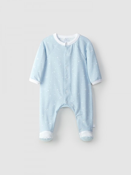 Babygrow de estrellitas con cuello redondo