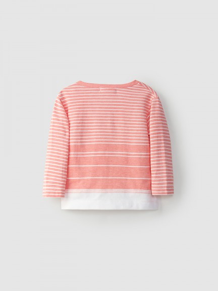 Longsleeve striped pique Longsleeve striped pique