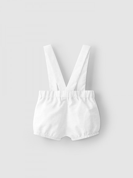 Linen shorts with straps Linen shorts with straps